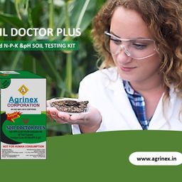 AGRINEX CORPORATION Rapid NPK & pH soil testing kit/Soil Health Indicator/NPK Testing Kit/Garden testing kit/Nitrogen, Phosphorous, Potassium and pH Testing kit, 40 Capsules Pack Of 3 image 2
