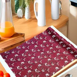 REVEXO Maroon Set of 1 Water Resistant Shelf Liner Organisers-74