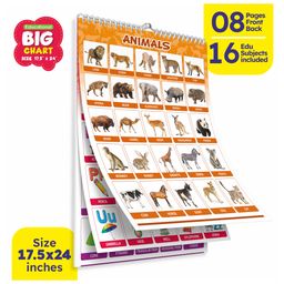 Aryans Eduworld Look N Learn Big Chart - 16 Subjects Educational Calendar Flip Charts.-10