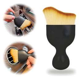 COZY VIBES Scratch Free Car Cleaning Brush, Car Detailing Brushes Interior Duster, Auto Interior Soft Bristles Cleaning Brush Dusting Tool, Universal Multipurpose Cleaning Brush for Car, Home, Office - PACK OF 1 - COLOR MAY VARY-image-32