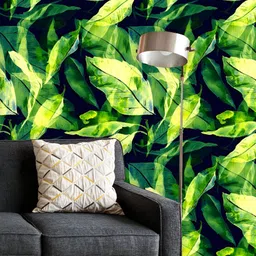 ArtzFolio Printed UV-Resistant Anti-Bacterial Mandarin Tree Leaves Peel & Stick Wallpaper-image-89