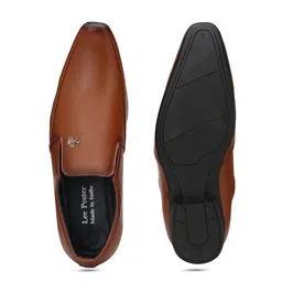 LEEPEETER Men Pointed Toe Formal Slip-Ons image 2