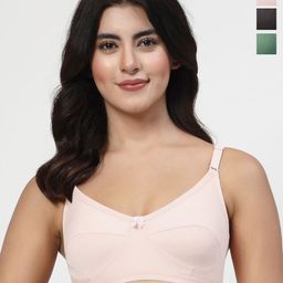 LILY Akihdar Pack Of 3 Full Coverage Non Padded Everyday Bra-picture-58