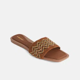 DROP BOLD Women Textured One Toe Flats-image-83