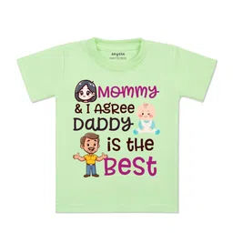 Arvesa Kids Typography Printed Round Neck Cotton T-shirt-picture-38
