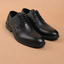 The Brown Hide Men Formal Leather Derbys-image-7