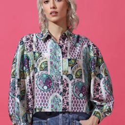 Only Multicolor Printed Shirt-image-40