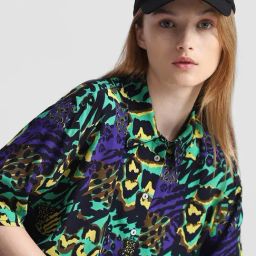Only Multicolor Viscose Printed Shirt-image-17