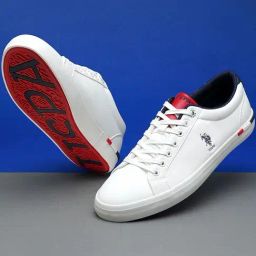 U.S. Polo Assn. Men's ANTON 4.0 Floral white Sneakers-image-4