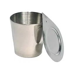 NS 50 ml Capacity Nickel Crucible With Lid for Laboratories image 1