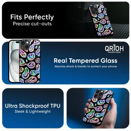 QRIOH Quirky Printed iPhone 16 Pro Back Case Mobile Accessories image 5