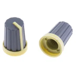 RS PRO 13 mm Grey Potentiometer Knob for 6 mm Shaft Splined, 4675872-image-9