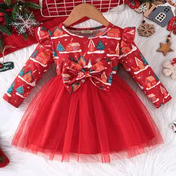 INCLUD Print Fit & Flare Dress-58