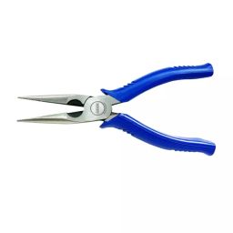 Jhaveri 152.4 mm (6 Inch) Chrome Vanadium Steel Induction Hardened Long Nose Pliers, JLP-10-15