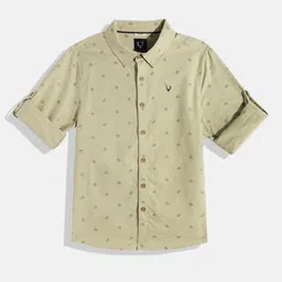 Allen Solly Junior Boys Printed Pure Cotton Casual Shirt-picture-8