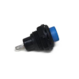 Blue R13-502 12MM 2PIN Momentary Self-Reset Round Cap Push Button Switch image 2
