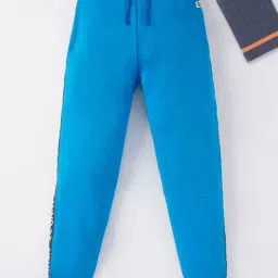 Edheads Kids Blue Cotton Cut N Sew Joggers-picture-34
