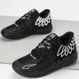 Puma Men's LAMELO BALL MB.01 Lo Black Basketball Shoes-image-64