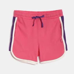 Dixcy Slimz Kids Hot Pink & White Cotton Striped Shorts-image-7