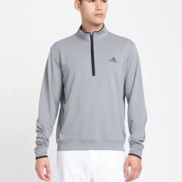 Adidas Grey Regular Fit Printed Sweatshirt-2