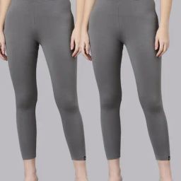 TWIN BIRDS Women Pack Of 2 High Ankle Leggings-image-117