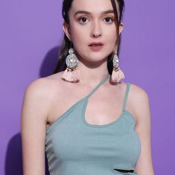 Kotty Women Solid One Shoulder Top-image-37