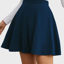 DIMPY GARMENTS Flared Mini Skater Skirts-image-13