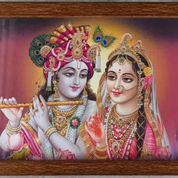 RADHAKRISHNA 14 inch WOODEN FRAME-29