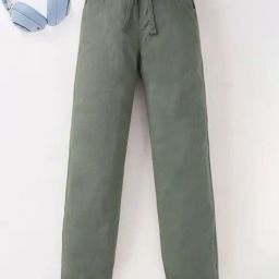 Edheads Kids Green Cotton Regular Fit Joggers-image-55