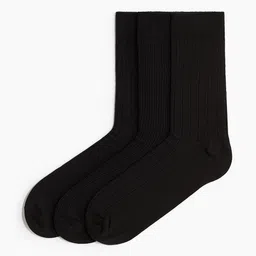 H&M Men Pack Of 3 Above-Ankle Socks-image-65