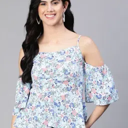 Oxolloxo Multicolor Floral Print Top-image-79