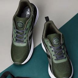 Duke Men's Green Running Shoes-42