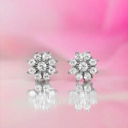 Zavya 92.5 Sterling Silver Snowflakes Earrings for Women-image-65