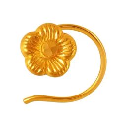 P.C. Chandra Jewellers 22k Gold Truly Beautiful Design Nosepin-image-66
