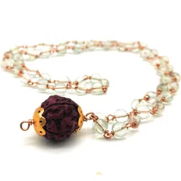 Vaiseema Brass Rudraksha Artificial Beads Chain-picture-9