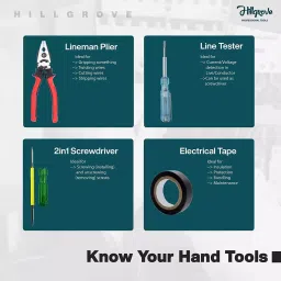 Hillgrove 15 Pcs Power Tool Kit, HGCM214M1 image 3