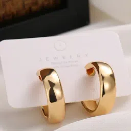 YouBella Celebrity Inspired Pearl Long Golden Golden Hoop Earrings for Women-image-95