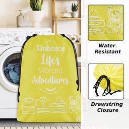 Kuber Industries Yellow & White 2 Pieces Printed Regular Multi-Utility Organisers image 4