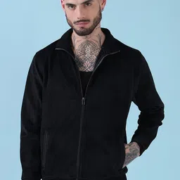 SHOWOFF Men Checked Windcheater Cotton Bomber Jacket-picture-11