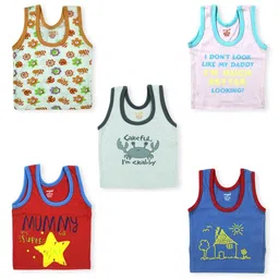 Born Babies Kids Pack Of 5 Printed Cotton T-shirt-image-23