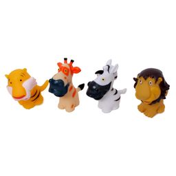Rising Step Chu Chu Animal Theme Bath Toys Large Size Multicolor - 4 Pieces-13