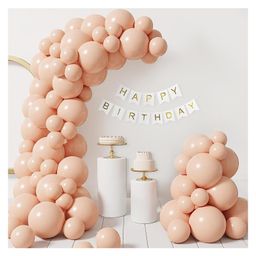 Bubble Trouble Peach Theme Birthday Decoration Kit for Girls Party Decor Multicolor Pack of 53-74