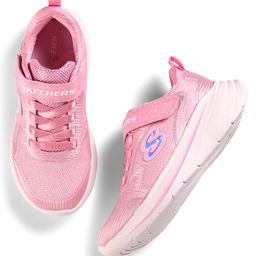 Skechers Snap Sprints Velcro Closure Casual Shoes - Pink-image-64
