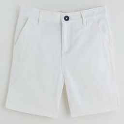 One Friday Cotton Woven Solid Shorts - Off White-image-82
