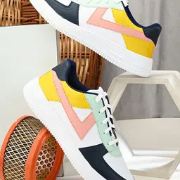 Provogue Men Colourblocked Sneakers-image-95