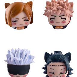 COMICSENSE Brown & Green 4 Pieces Chibi Jujutsu Kaisen Anime Figurine Showpiece-image-95