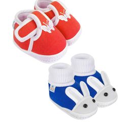 NESKA MODA Unisex Kids Cotton Booties-picture-1