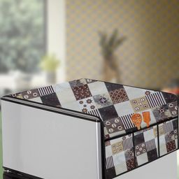 The Furnishing Tree Grey Plastic Refrigerator Cover-image-88