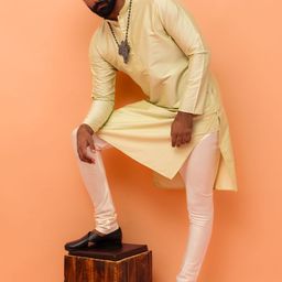 KISAH Straight Kurta with Churidar-image-66