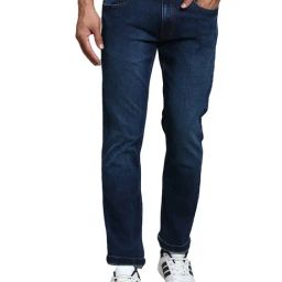 Parx Blue Slim Fit Low Rise Jeans-picture-6